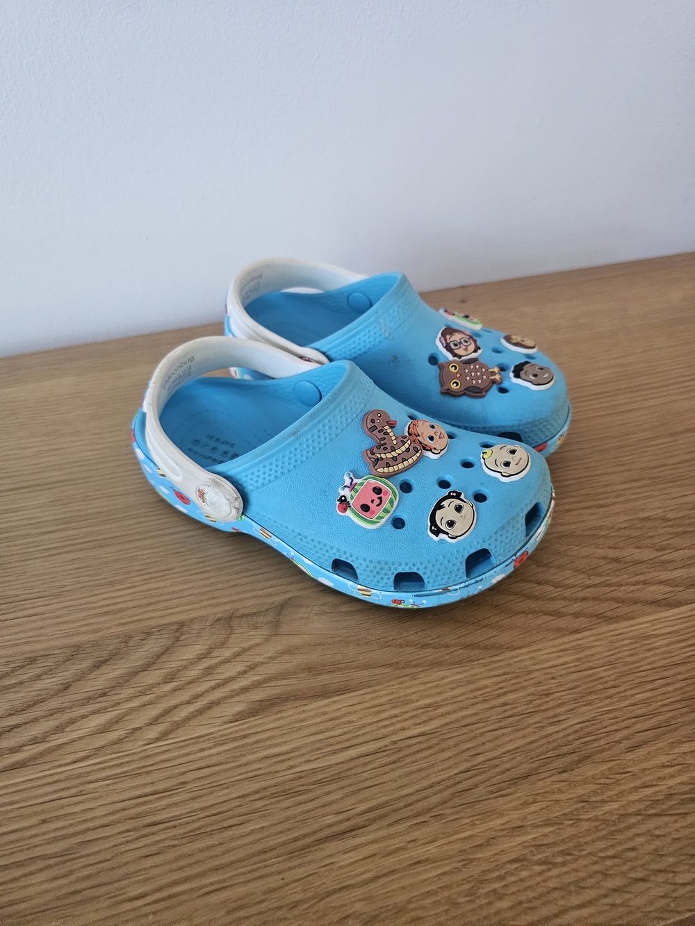 CROCS Kids Light Blue Clog Sandals Cocomelon Size 10 Toddler